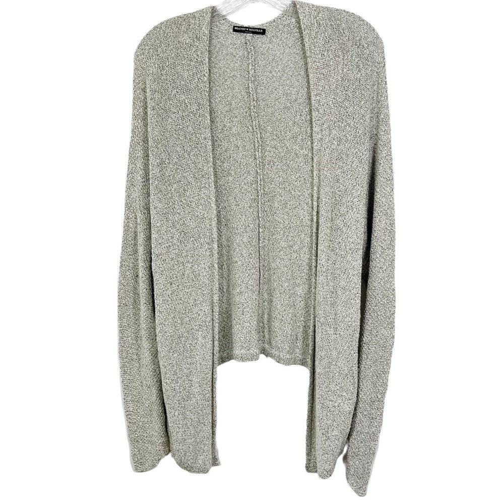 Brandy Melville gray Caroline knit cardigan one size